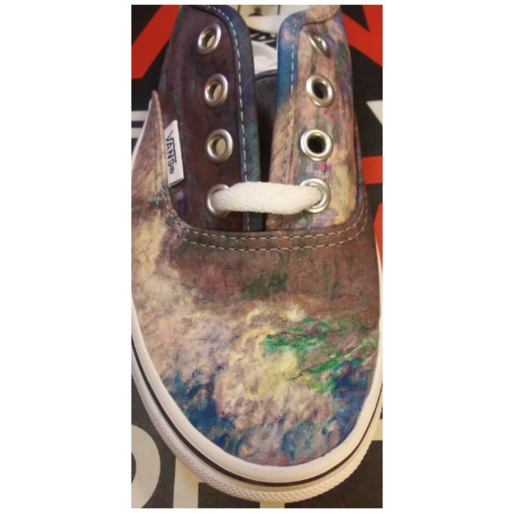 Vans Authentic MoMA Claude Monet Water Lilies Men's 4/Women's 5.5 VN0A2Z5I18H - Picture 5 of 12